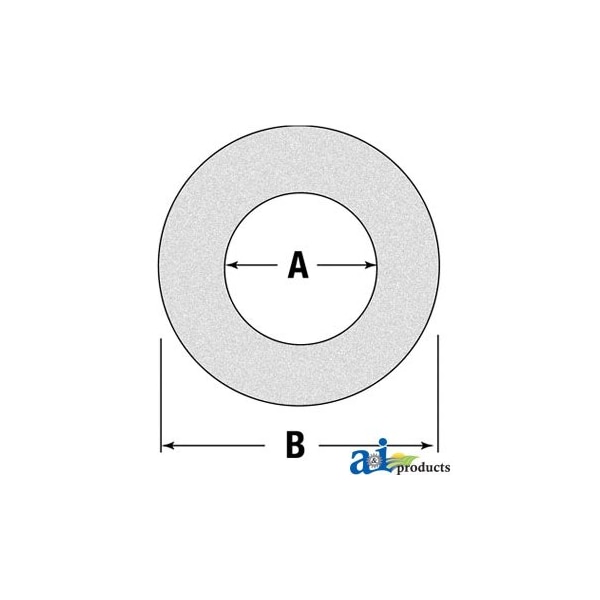 Friction Disc/Clutch Lining, 4.8" O.D., 2.64" I.D. 4" x4" x0.2"